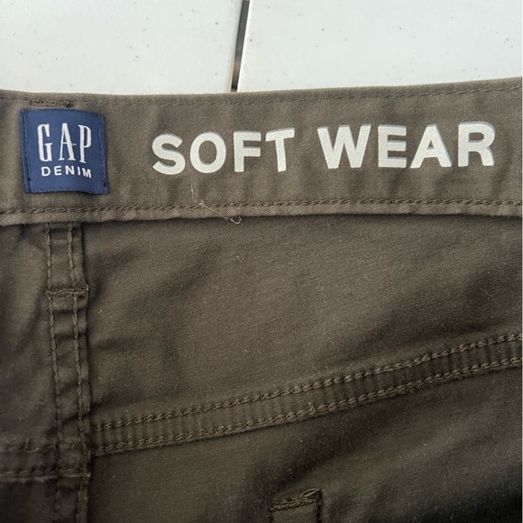 Gap Men's Slim Fit Soft Wear Stretch 5 Pocket Olive Green 36x32 - Picture 10 of 15
